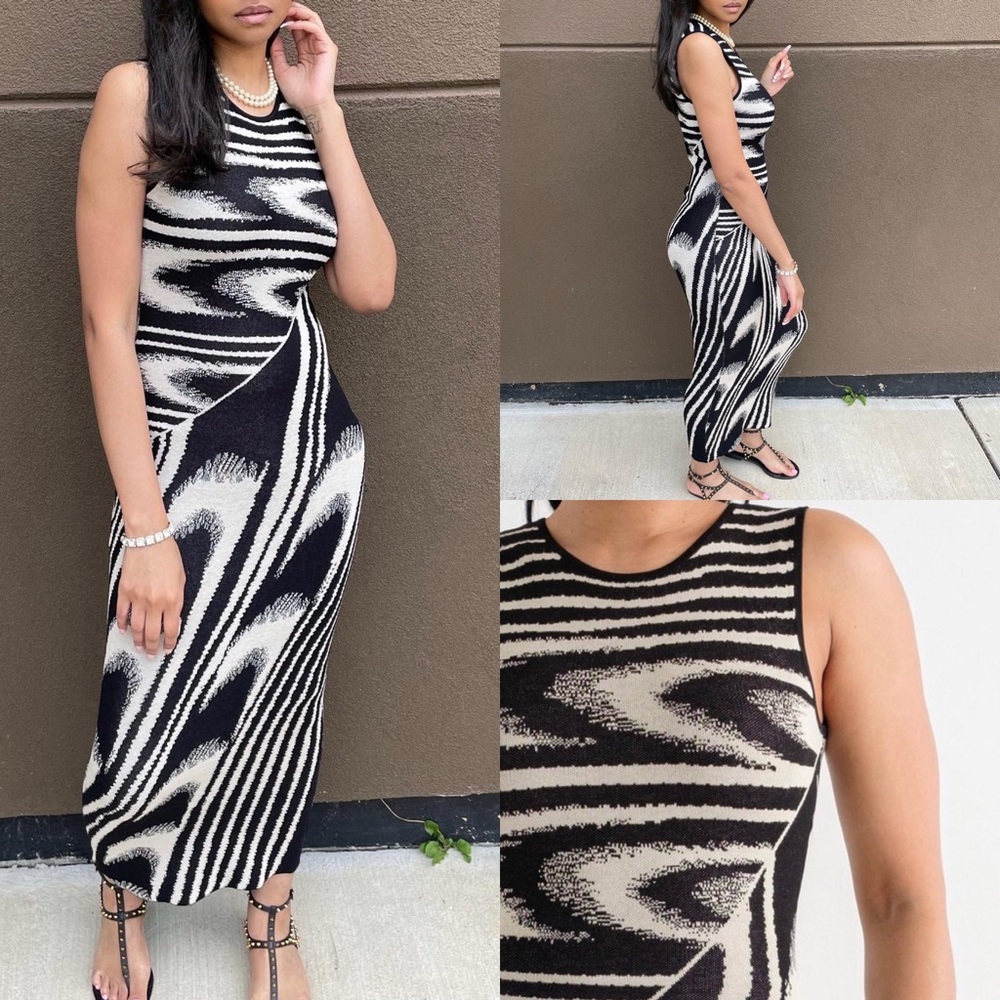 Marble Dress (Black)
